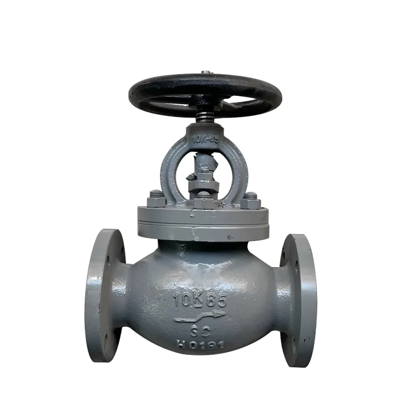 Válvula de comporta de flange de ferro fundido Marine JIS2