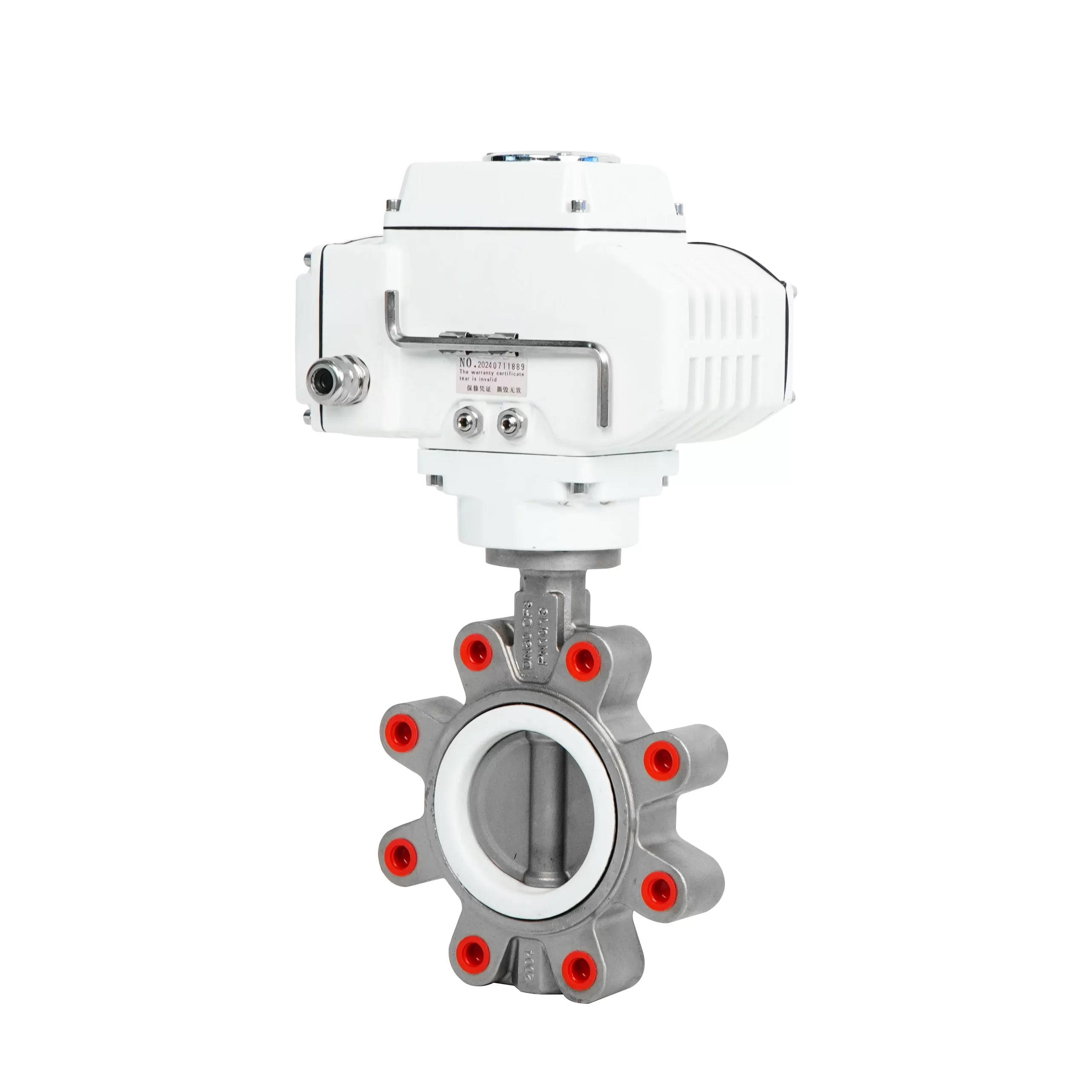 DK56-LB-S Electric Stainless Steel Lug Butterfly Valve 1