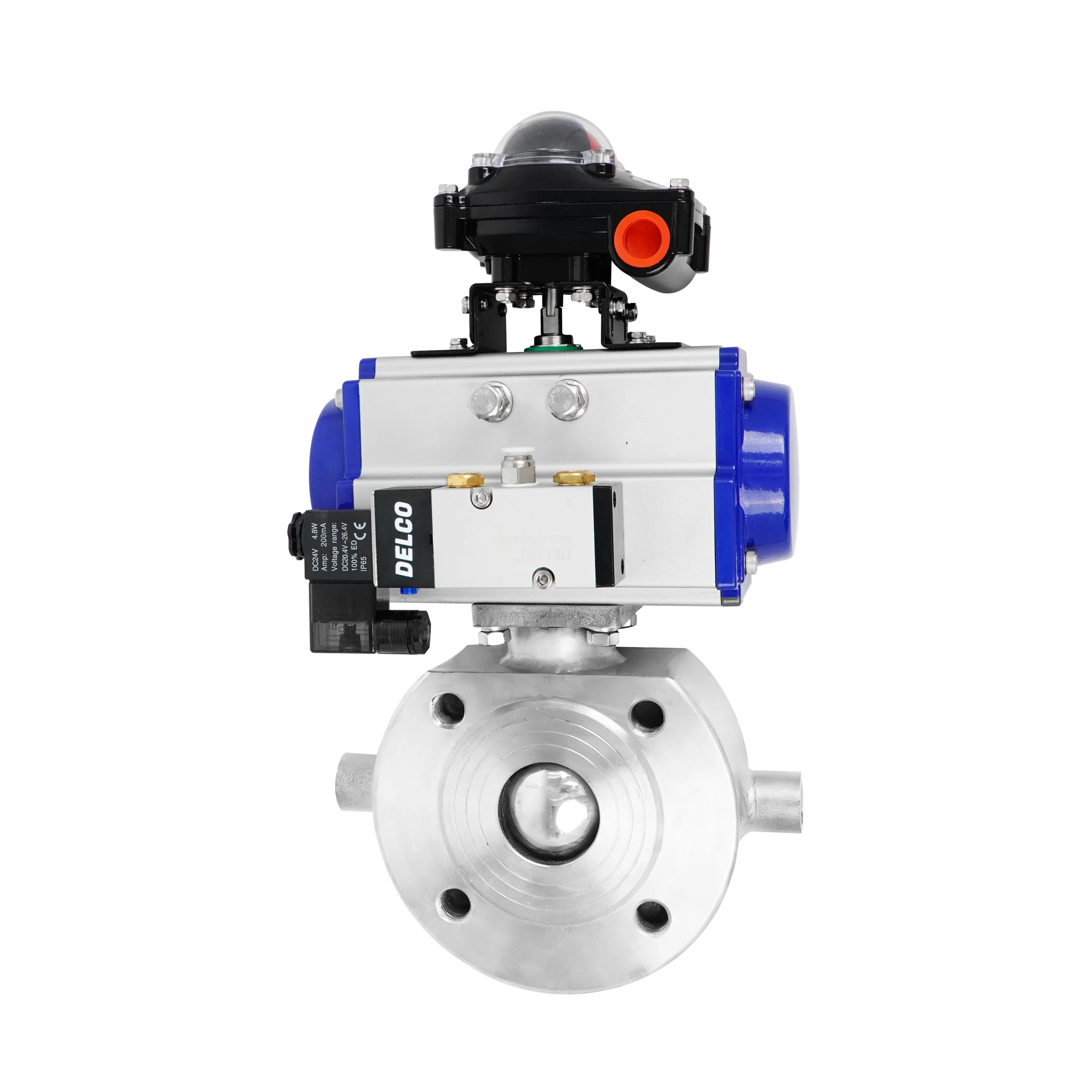 DK66-BVJ Pneumatic Jacketed Insulated Ball Valve 2