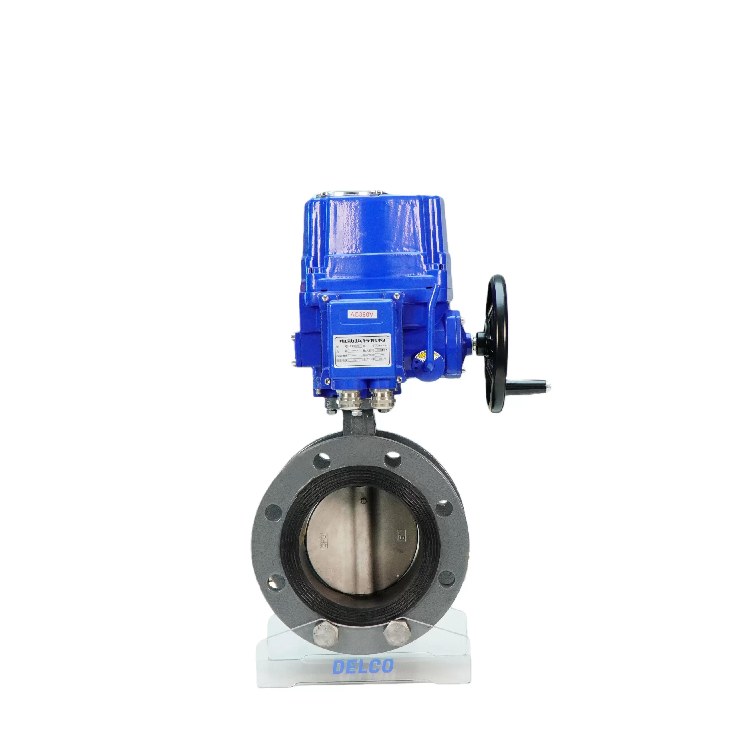 QT-DK56-FB Electric Explosion-proof Cast Steel Flanged Butterfly Valve with QT Series Actuator 5
