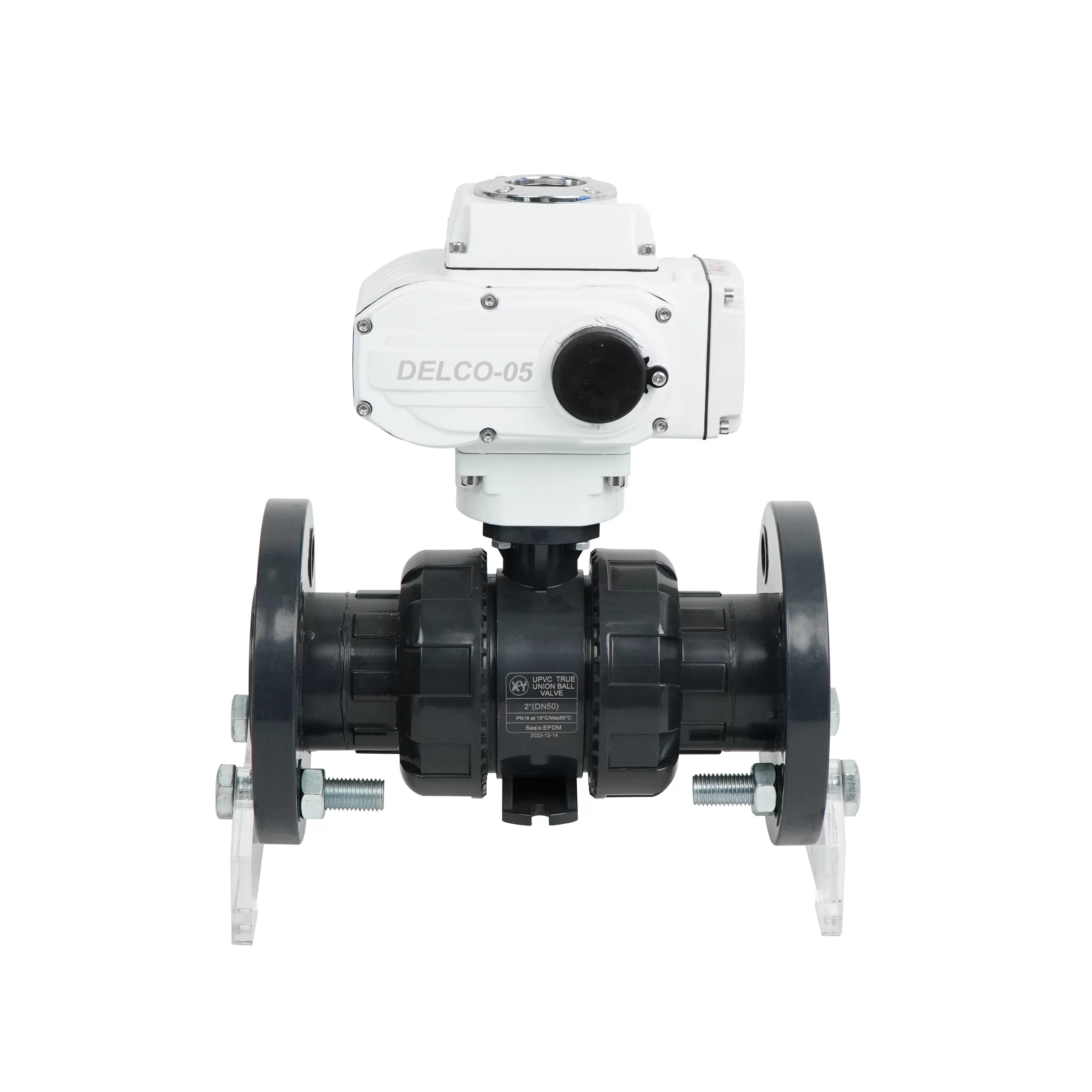 UPVC Double Union Flange Ball Valve 3
