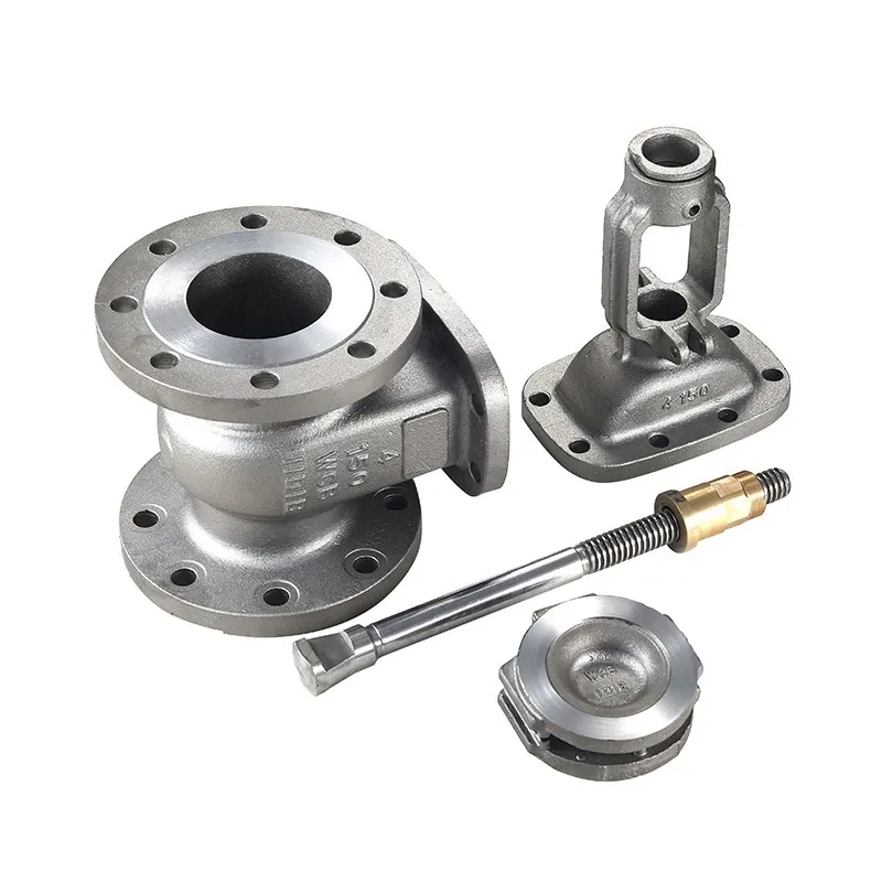 Válvula de Comporta Manual de Aço Inoxidável com Flange – Visão de Detalhes 2