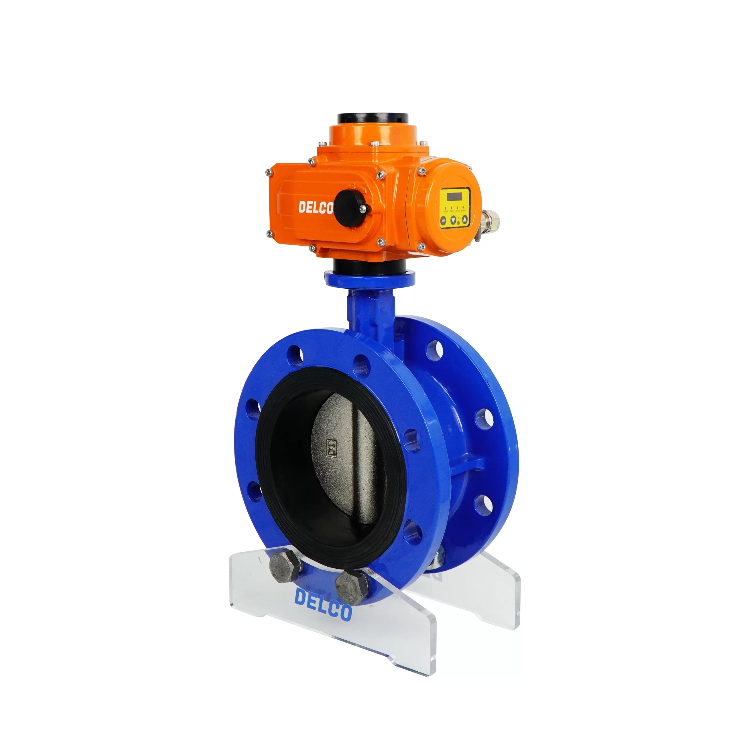 IP67-DK56-FB Electric Cast Iron Flanged Butterfly Valve 5