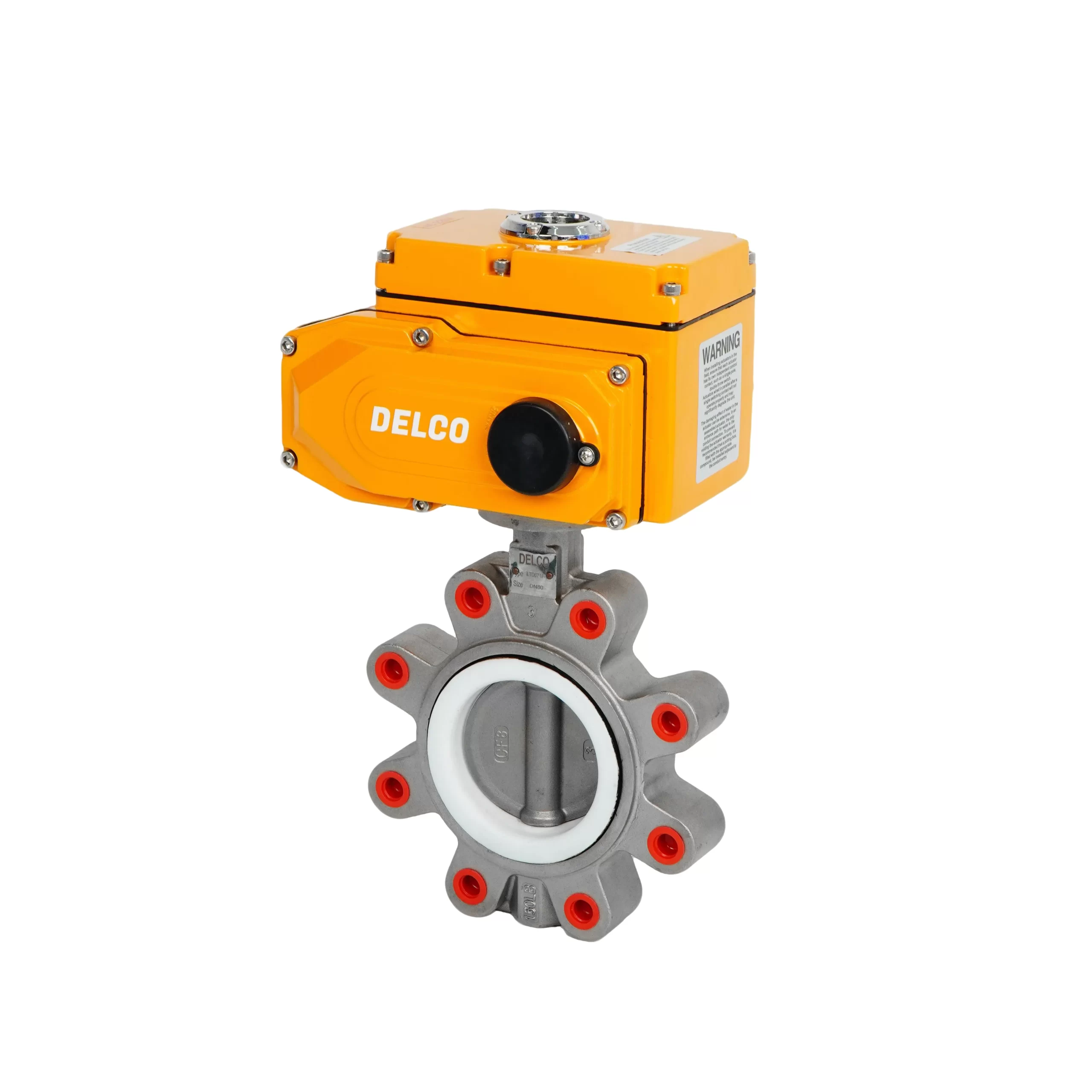 IP67-DK56-LBS Electric Lug Type Stainless Steel Butterfly Valve 2