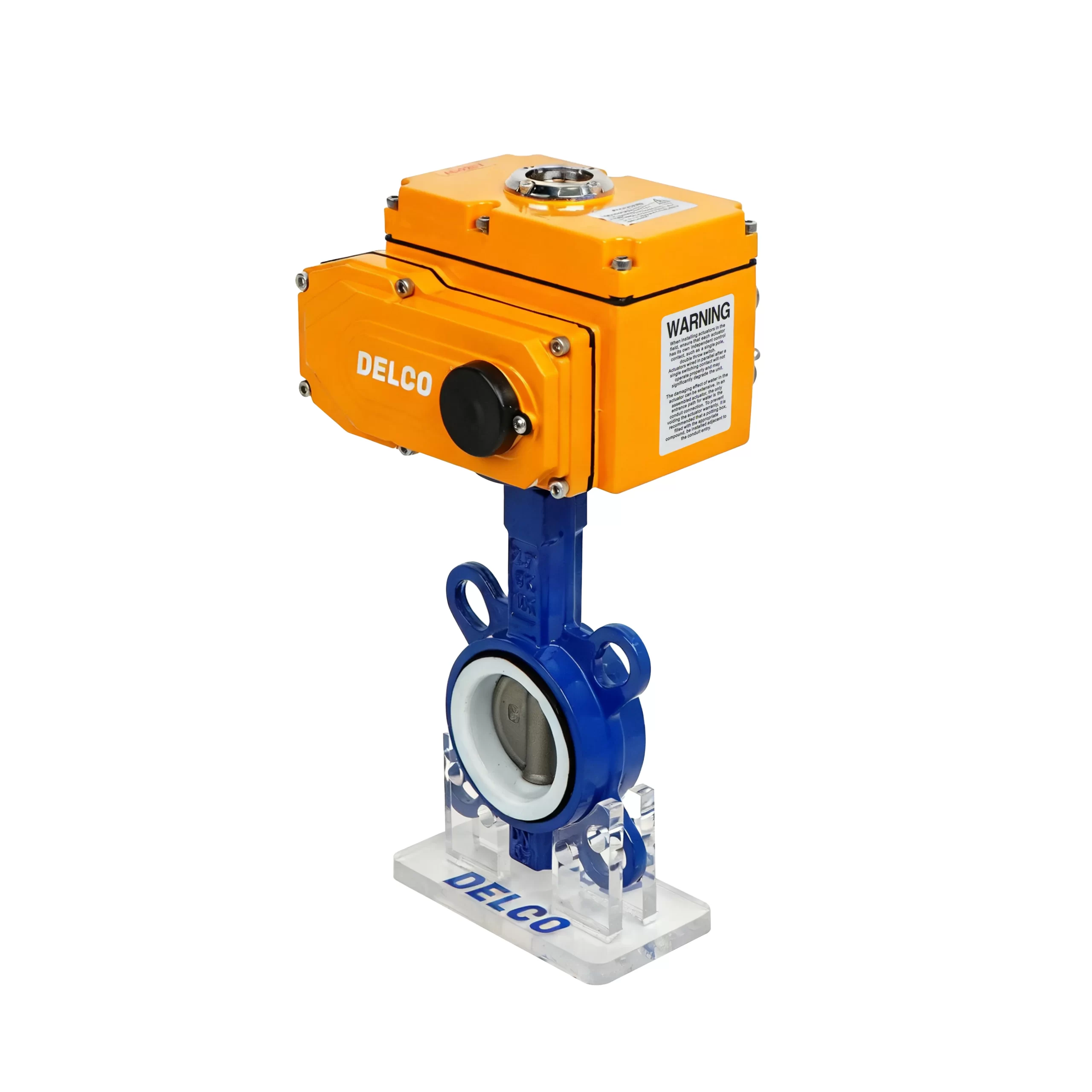 IP67-DK56-WB Electric Cast Iron Wafer Butterfly Valve 6