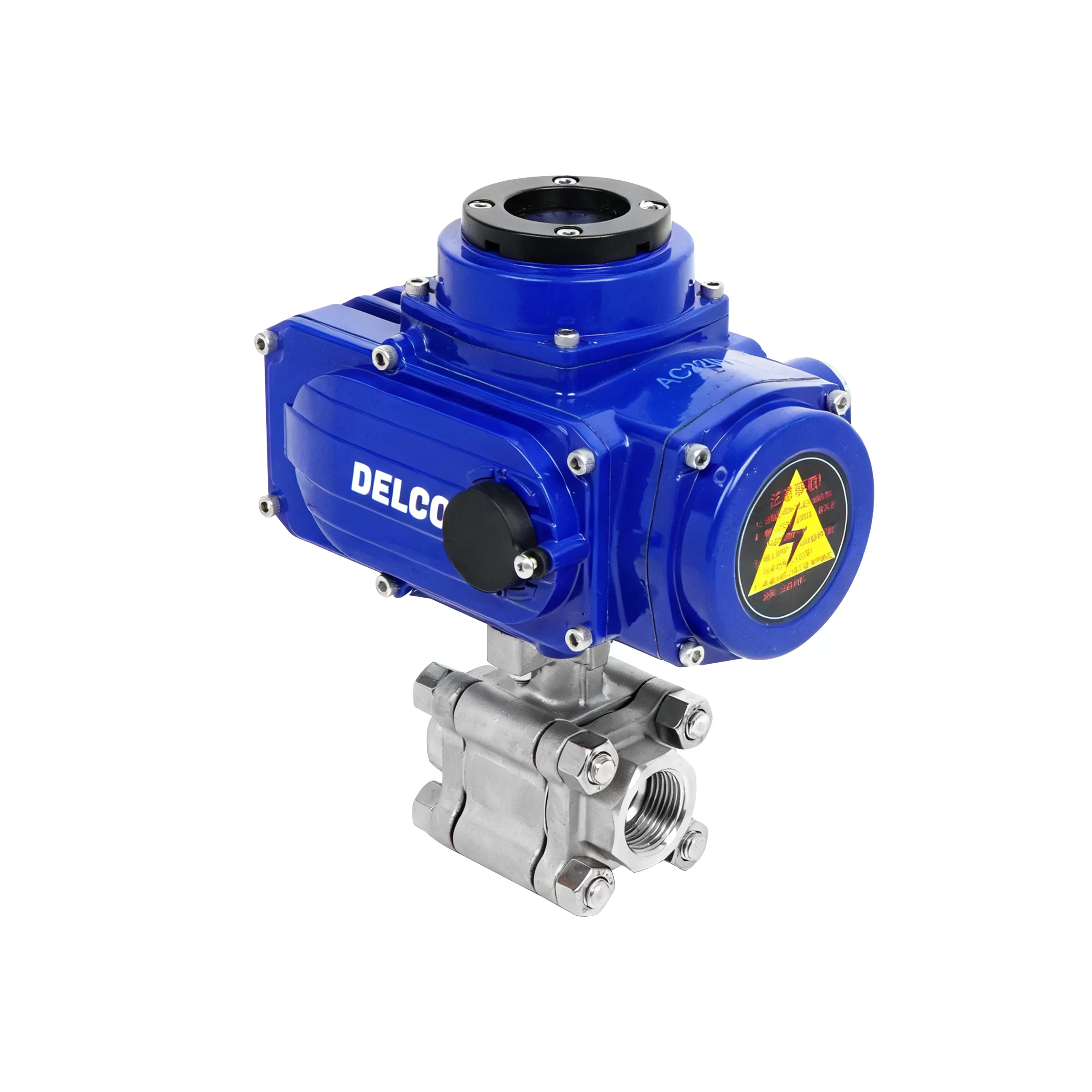 IP67-DKS55-3PH Electric Three-Piece High-Pressure Ball Valve 4