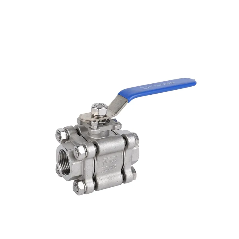 Manual High Pressure 3-Piece Ball Valve 3