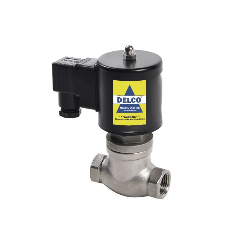 SS Piston High Temp Steam Solenoid Valve DN15-DN100 200°C 40Bar 3