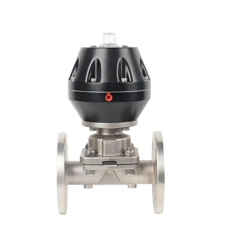 Pneumatic Stainless Steel Flanged Diaphragm Valve (GEMÜ Type) 2