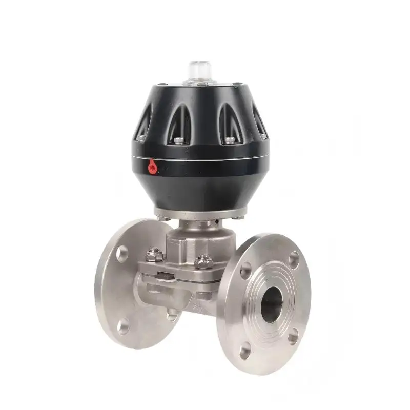 Pneumatic Stainless Steel Flanged Diaphragm Valve (GEMÜ Type) 3